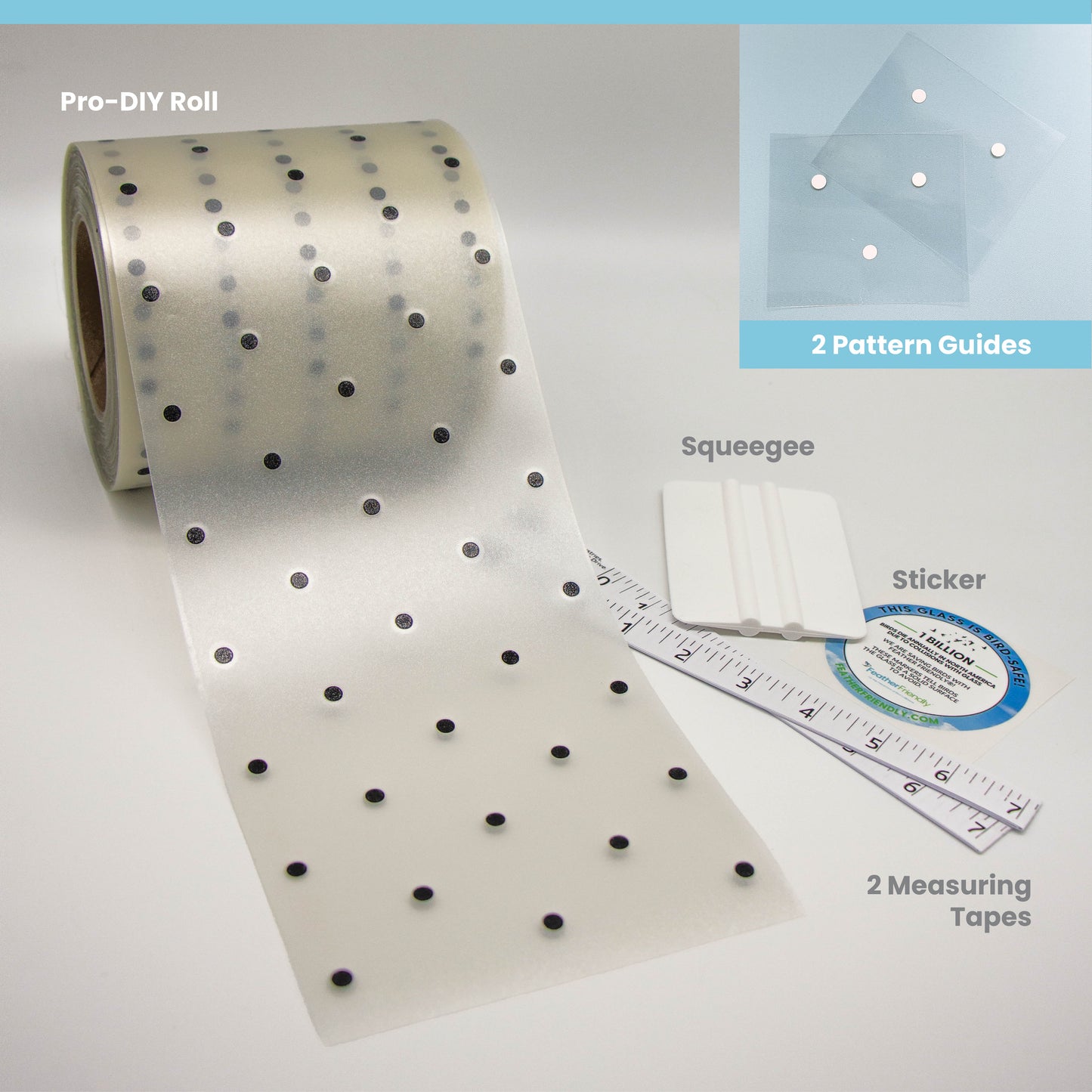 Pro-DIY - Melody Pattern - Black For Fly-Through Glass
