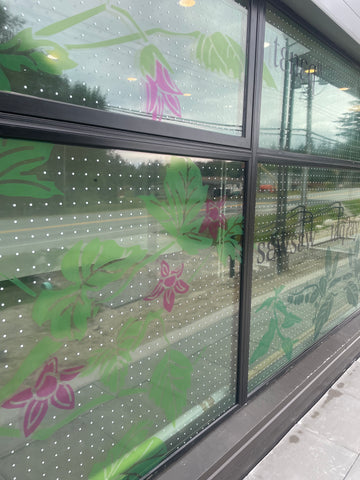 <b>Tla'amin Nation, Youth Center</b>
Optically Clear Full Film Custom 
Photos: Designer Signs