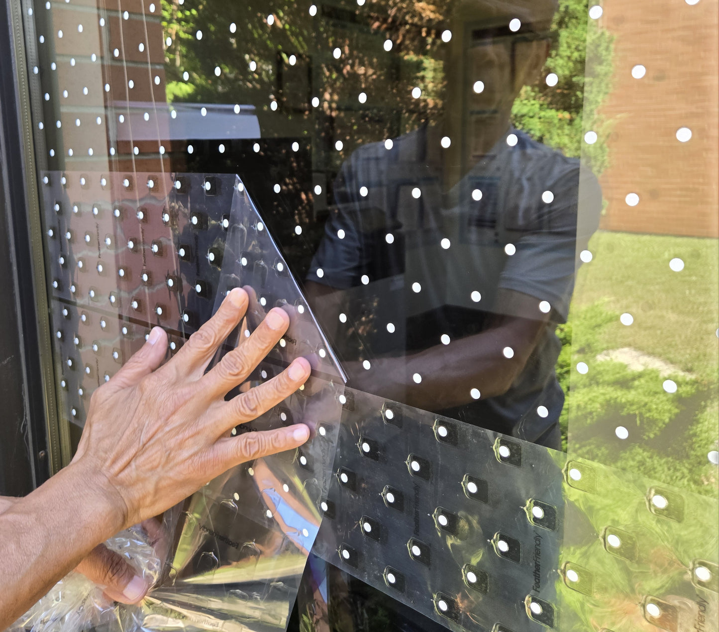Feather Friendly Pro DIY, 6" x 150ft Melody Pattern (covers 75 sq ft of glass)