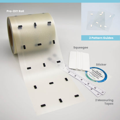 Pro-DIY - Serenade Pattern - Black For Fly-Through Glass